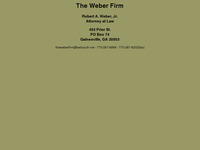 ROBERT WEBER JR website screenshot