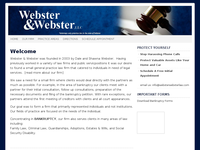 DALE WEBSTER website screenshot