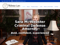 SARA WEBSTER website screenshot