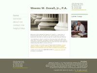 WEEMS DUVALL JR website screenshot