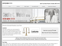 CECILE WEICH website screenshot