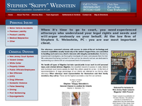STEPHEN WEINSTEIN website screenshot