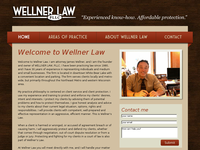 JAMES WELLNER website screenshot