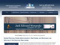JACK WENARSKY website screenshot