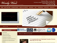 WENDY WOOD website screenshot