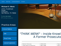 MICHAEL WENK website screenshot