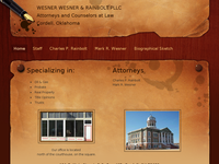 MARK WESNER website screenshot