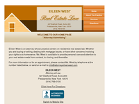 EILEEN WEST website screenshot