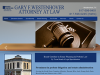 GARY WESTENHOVER website screenshot