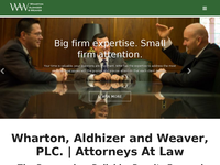 ALDHIZER WHARTON website screenshot