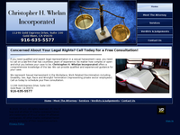 CHRISTOPHER WHELAN website screenshot