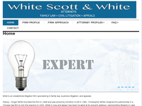 CHRISTOPHER WHITE website screenshot
