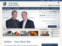 DON WILBER website screenshot