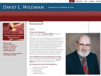 DAVID WILDMAN website screenshot