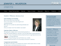 JENNIFER WILKERSON website screenshot