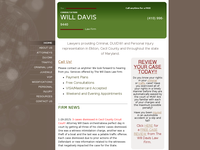 WILLIAM DAVIS JR website screenshot