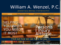 WILLIAM WENZEL website screenshot