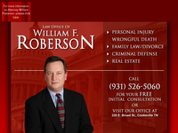 WILLIAM ROBERSON website screenshot