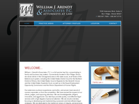 WILLIAM ARENDT website screenshot