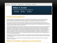 WILLIAM GAMBLE website screenshot