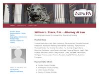 WILLIAM ZVARA website screenshot