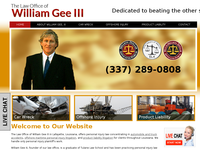 WILLIAM GEE III website screenshot