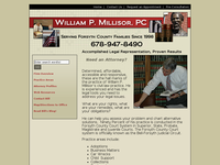 WILLIAM MILLISOR website screenshot