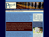 WILLIAM PURCELL II website screenshot