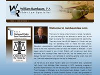 WILLIAM RAMBAUM website screenshot
