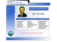 WILLIAM RAMSEY website screenshot