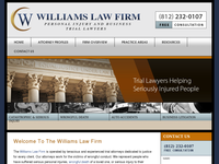 STEPHEN WILLIAMS website screenshot