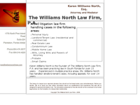 KAREN WILLIAMS-NORTH website screenshot