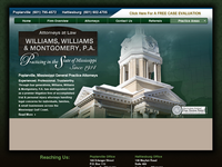 BRAGG WILLIAMS website screenshot