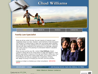 CHAD WILLIAMS website screenshot