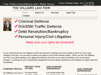 HUGH WILLIAMS website screenshot
