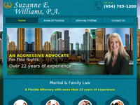 SUZANNE WILLIAMS website screenshot
