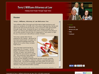 TERRY WILLIAMS website screenshot