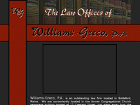 SALLY WILLIAMS website screenshot