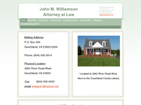 JOHN WILLIAMSON website screenshot