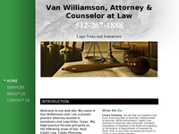 VAN WILLIAMSON website screenshot