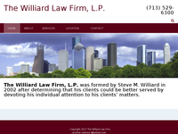STEVE WILLIARD website screenshot