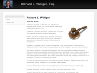 RICHARD WILLIGER website screenshot