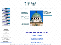 PAUL WILLMAN website screenshot