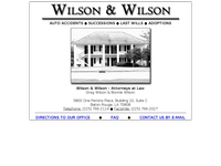 GREGORY WILSON website screenshot