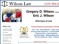 GREGORY WILSON website screenshot