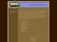 ZACHARY WILSON website screenshot