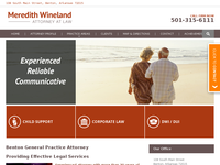 MEREDITH WINELAND website screenshot