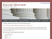 DAVID WINTER website screenshot
