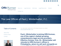 PAUL WINTERHALTER website screenshot