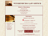 ROBERT WINZENBURG website screenshot